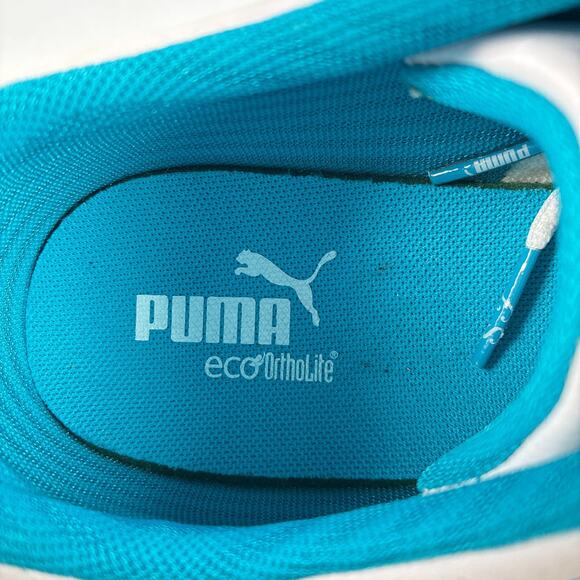 Puma Drift Cat 4 SF White Blue Low Top Lifestyle Sneakers 304460-04 Mens Size 13 main image 12